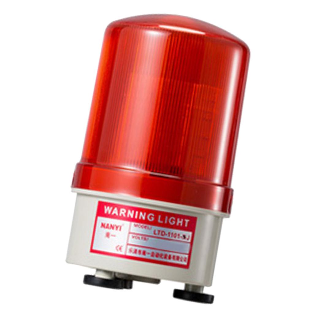 Voiced Signal Light LTD-1101J Industrial Emergency Warning Alarm 12V Red