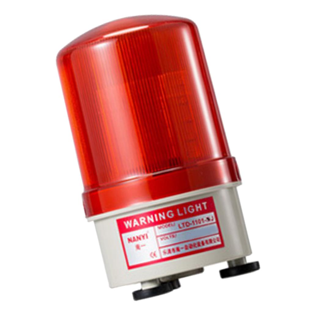 Voiced Signal Light LTD-1101J Industrial Emergency Warning Alarm 12V Red