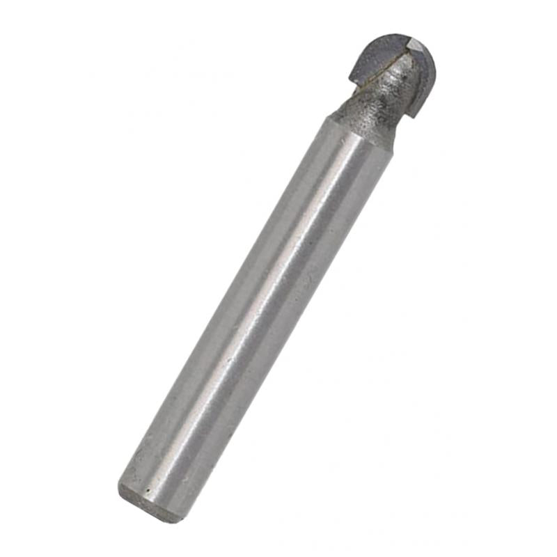 Woodworking Alloy Milling Cutter with Deep Round Bottom Cutter 6.35x6.35mm