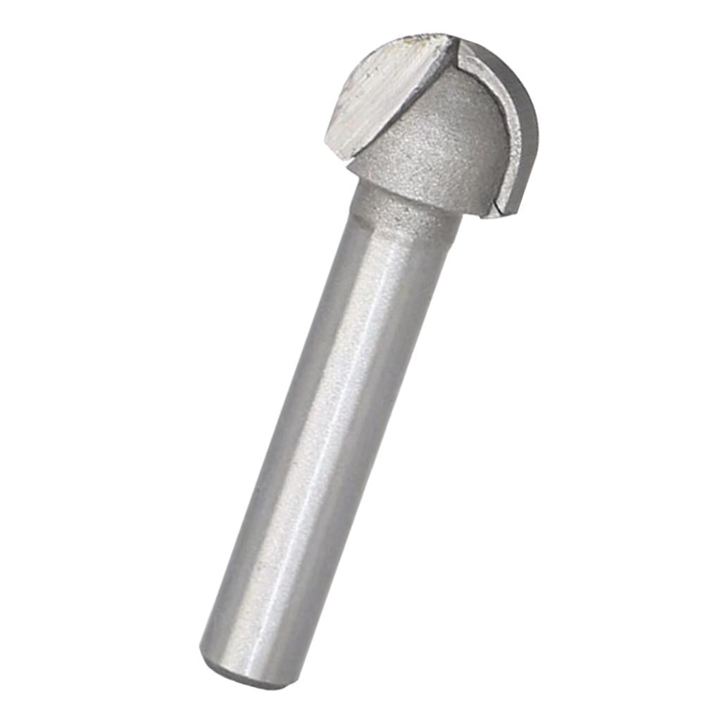 Woodworking Alloy Milling Cutter with Deep Round Bottom Cutter 6.35x12.7mm