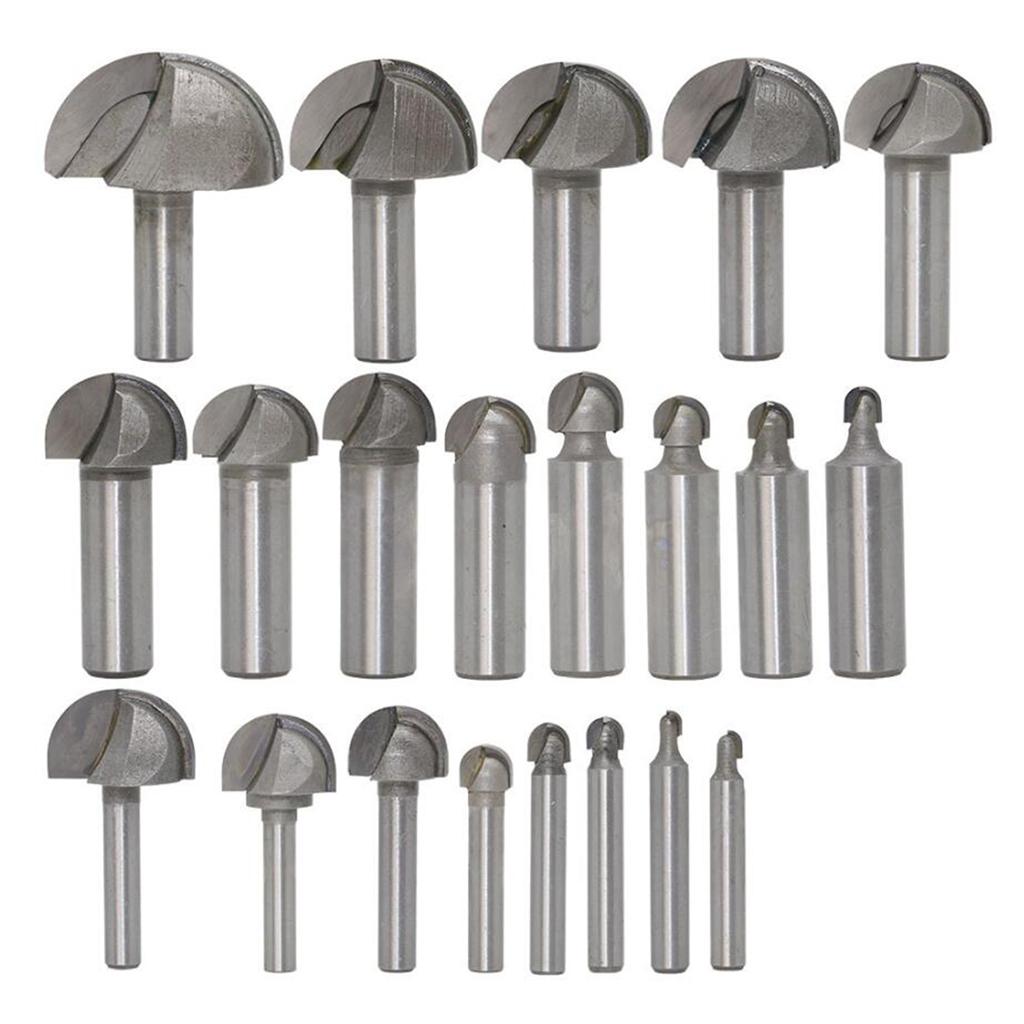Woodworking Alloy Milling Cutter with Deep Round Bottom Cutter 12.7x15.9mm