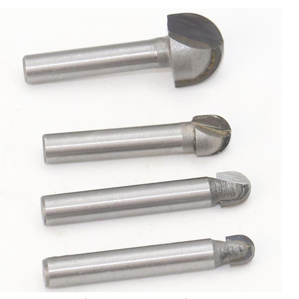 Woodworking Alloy Milling Cutter with Deep Round Bottom Cutter 12.7x15.9mm