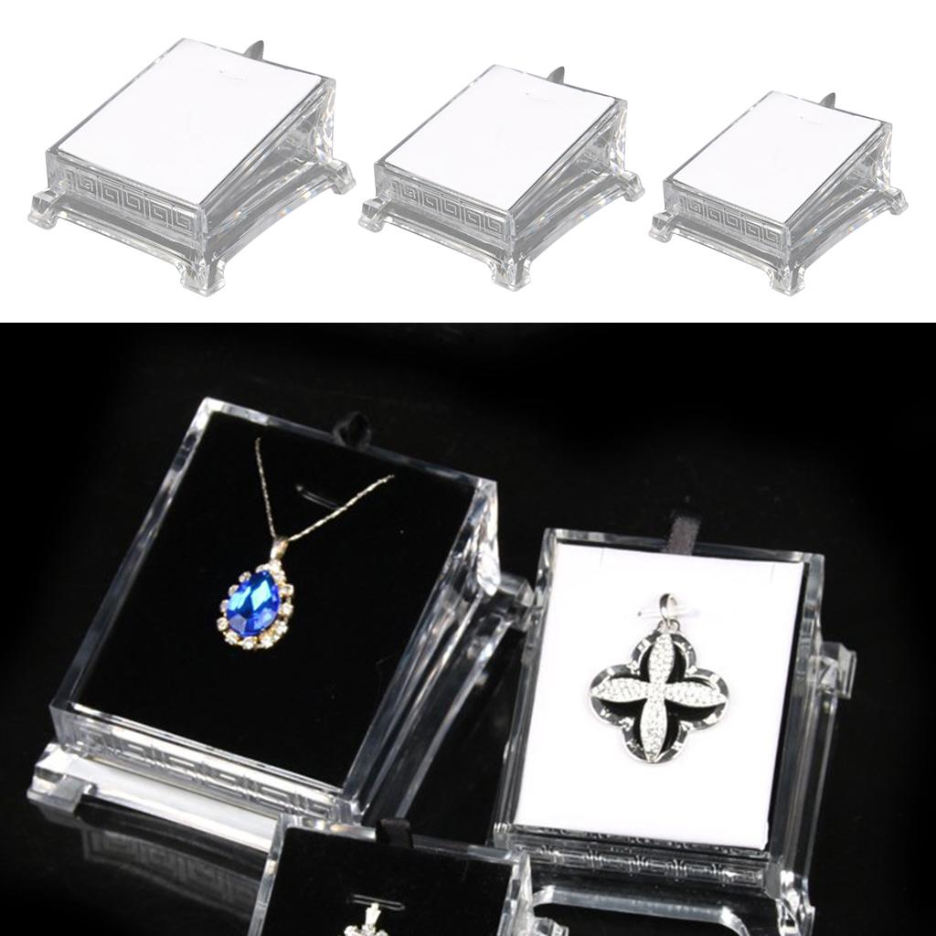 Transparent Acrylic Jewelry Bracelet Watch Display Stand Holder 10.5x9.5x5cm