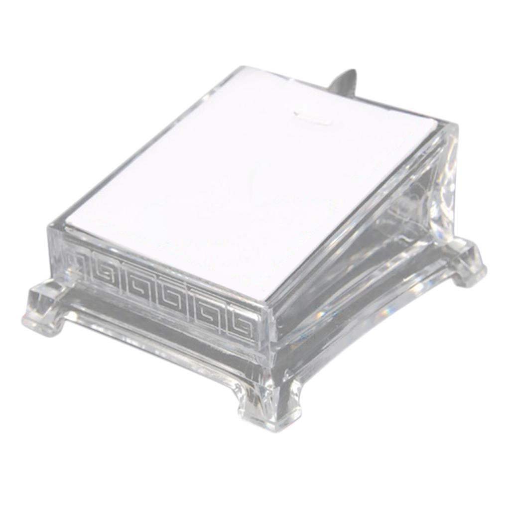 Transparent Acrylic Jewelry Bracelet Watch Display Stand Holder 9.3x8x5cm