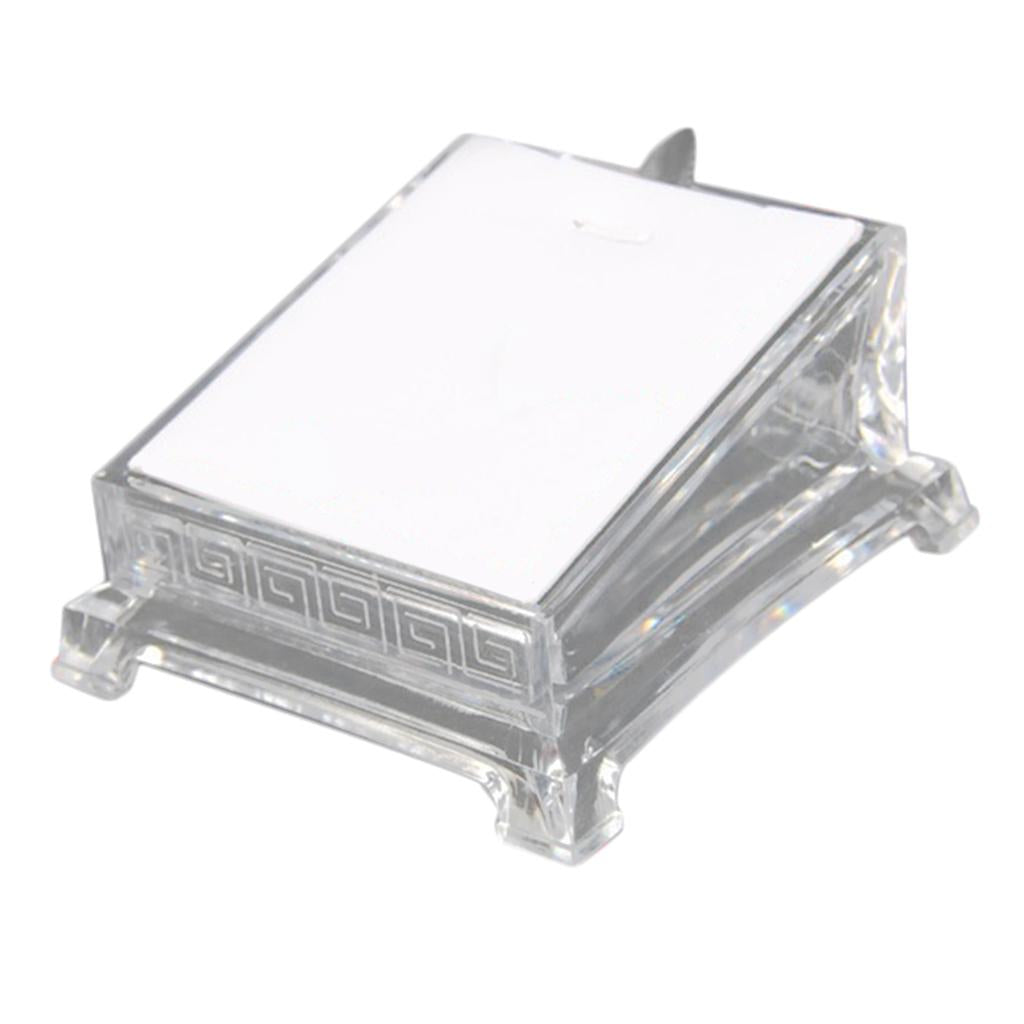 Transparent Acrylic Jewelry Bracelet Watch Display Stand Holder 9.3x8x5cm