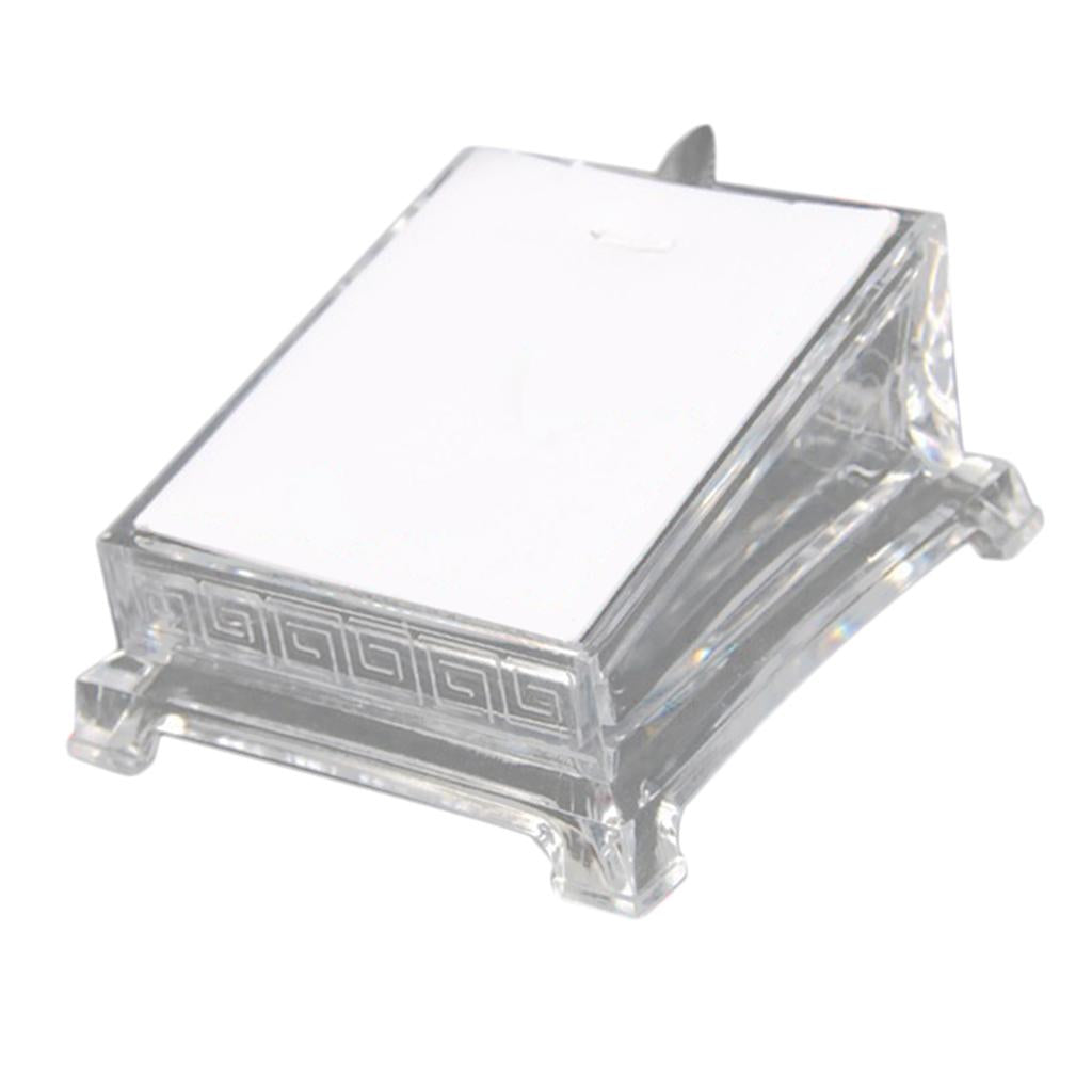 Transparent Acrylic Jewelry Bracelet Watch Display Stand Holder 9.3x8x5cm