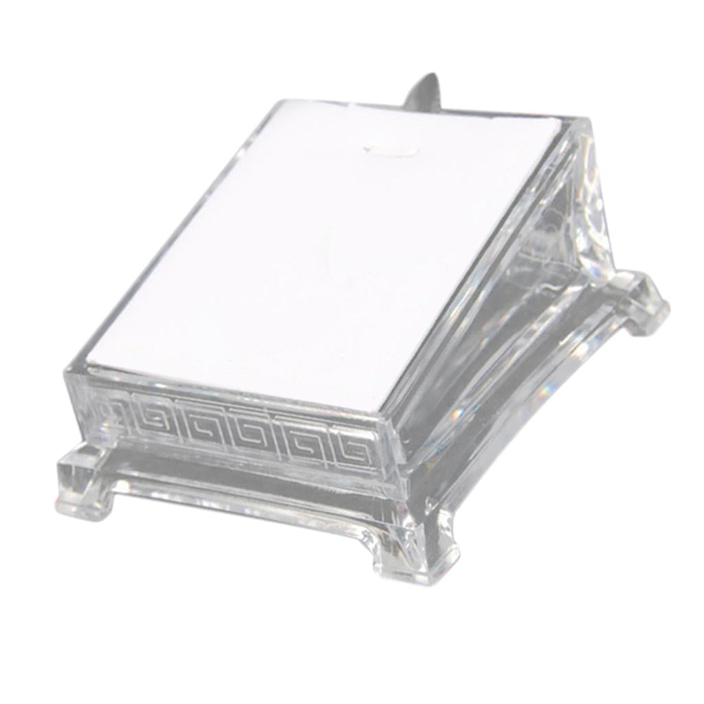 Transparent Acrylic Jewelry Bracelet Watch Display Stand Holder 9.3x8x5cm