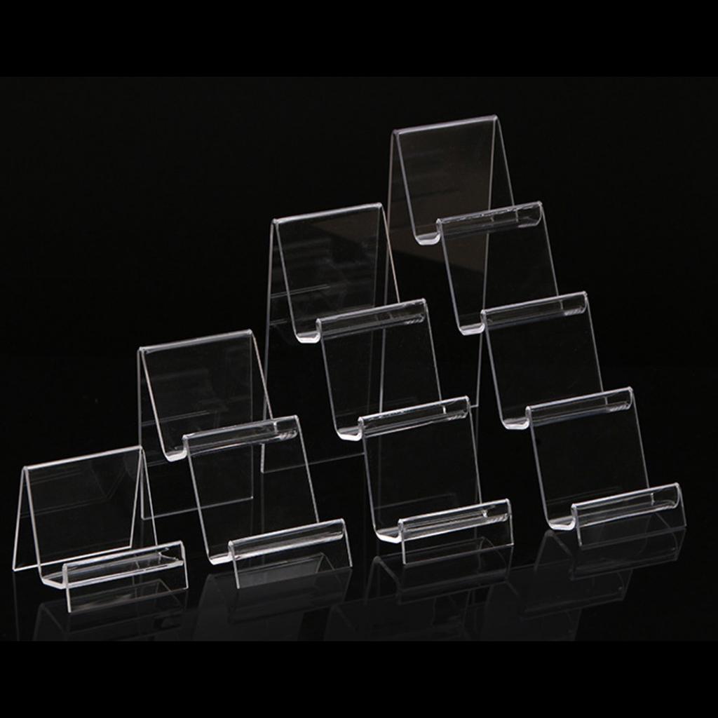 Acrylic Display Shelf Multilayer Jewelry Reveal Frame  C 2.5x7cm 3-layer