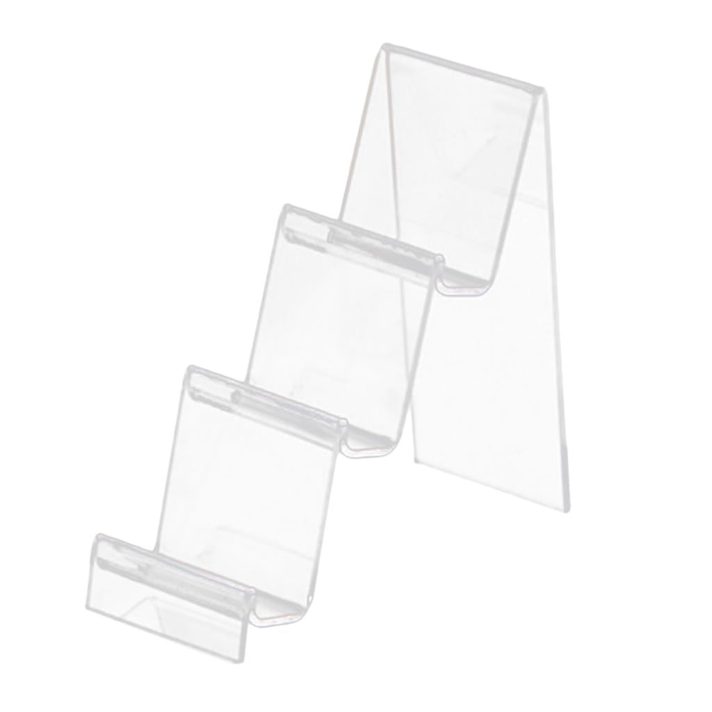 Acrylic Display Shelf Multilayer Jewelry Reveal Frame  C 2.5x7cm 3-layer