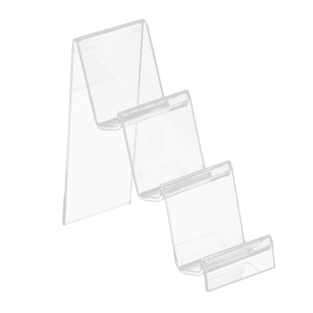 Acrylic Display Shelf Multilayer Jewelry Reveal Frame  C 2.5x7cm 3-layer