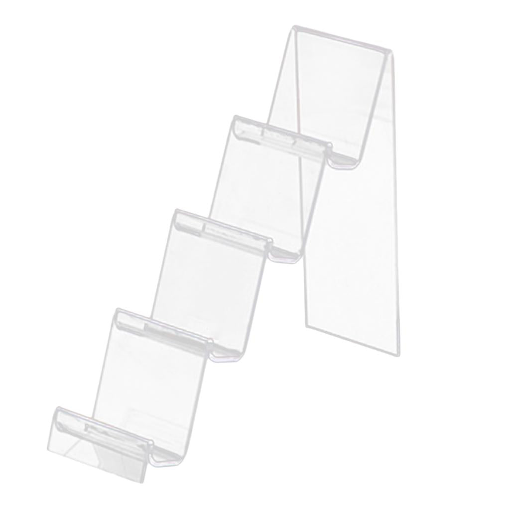 Acrylic Display Shelf Multilayer Jewelry Reveal Frame  D 2.5x7cm 4-layer