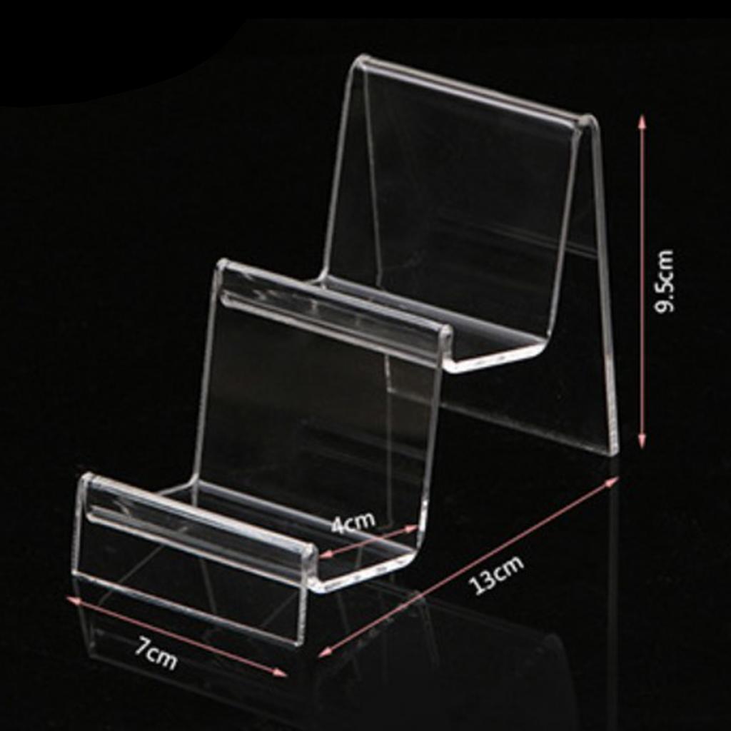 Acrylic Display Shelf Multilayer Jewelry Reveal Frame  E 4x7cm 2-layer