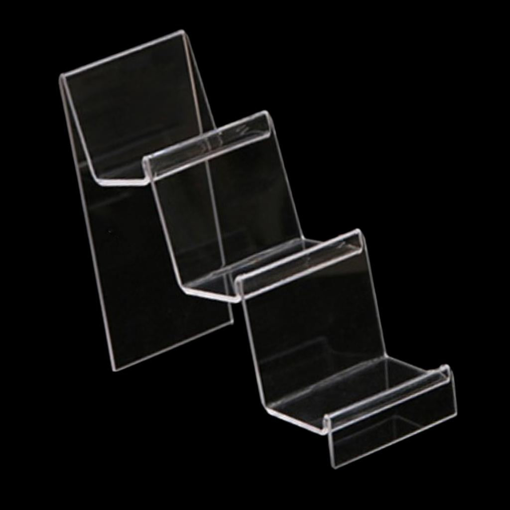 Acrylic Display Shelf Multilayer Jewelry Reveal Frame  F 4x7cm 3-layer