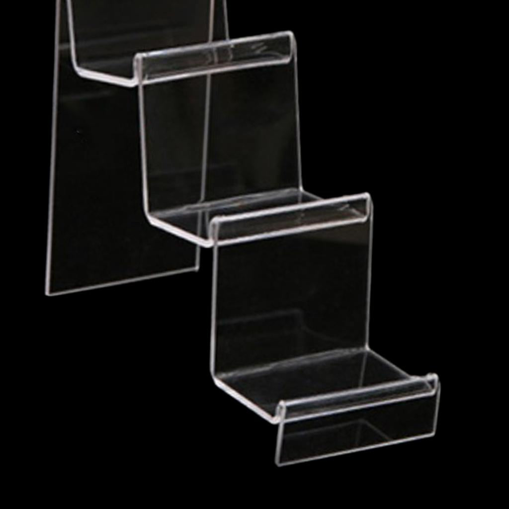 Acrylic Display Shelf Multilayer Jewelry Reveal Frame  F 4x7cm 3-layer