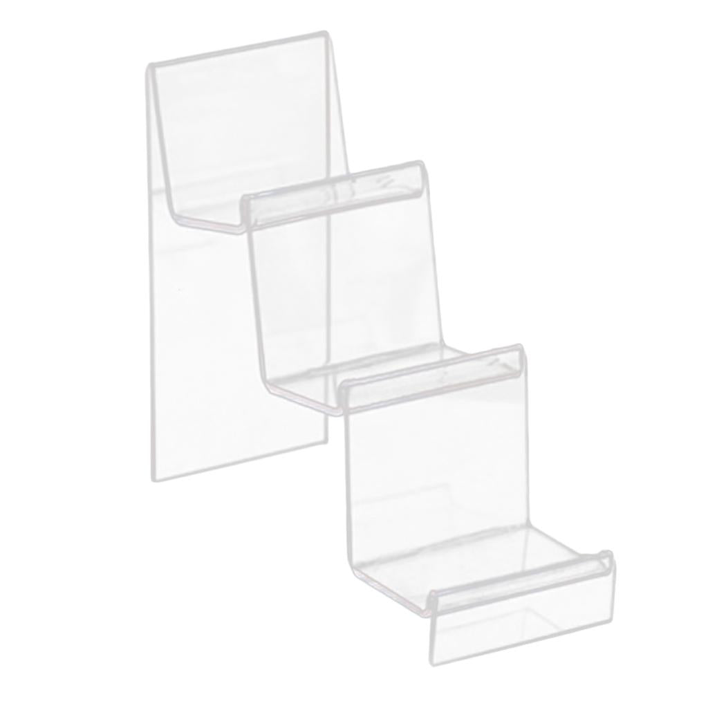 Acrylic Display Shelf Multilayer Jewelry Reveal Frame  F 4x7cm 3-layer