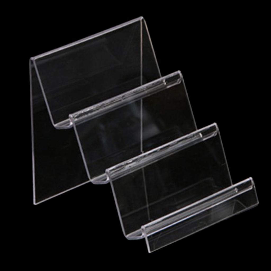 Acrylic Display Shelf Multilayer Jewelry Reveal Frame  G 2.5x14cm 3-layer