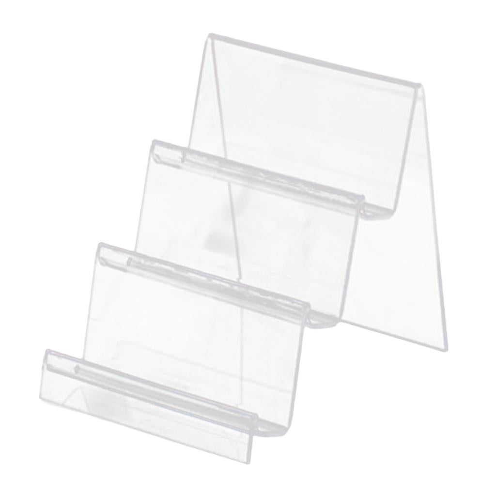 Acrylic Display Shelf Multilayer Jewelry Reveal Frame  G 2.5x14cm 3-layer