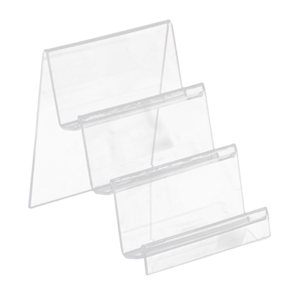 Acrylic Display Shelf Multilayer Jewelry Reveal Frame  G 2.5x14cm 3-layer