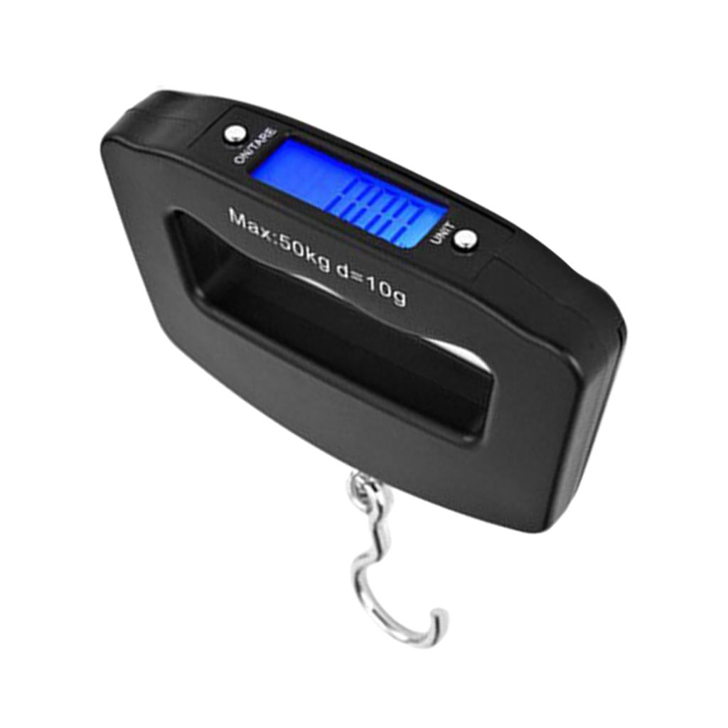 Digital Luggage Weight Scale for Portable Electronic Weighing Bag Black