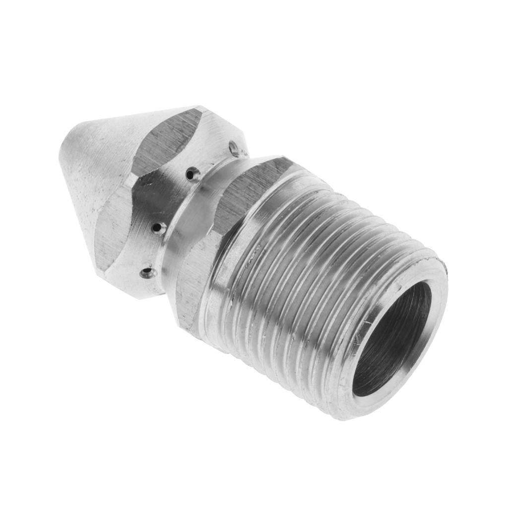 Stainless Steel Pressure Sewer Cleaning Pipe Drain Washing Nozzle Head