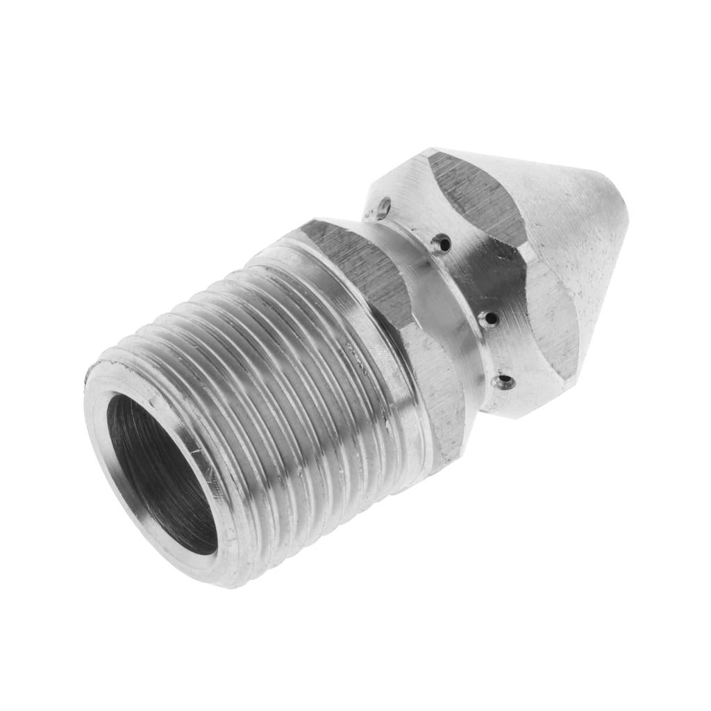 Stainless Steel Pressure Sewer Cleaning Pipe Drain Washing Nozzle Head