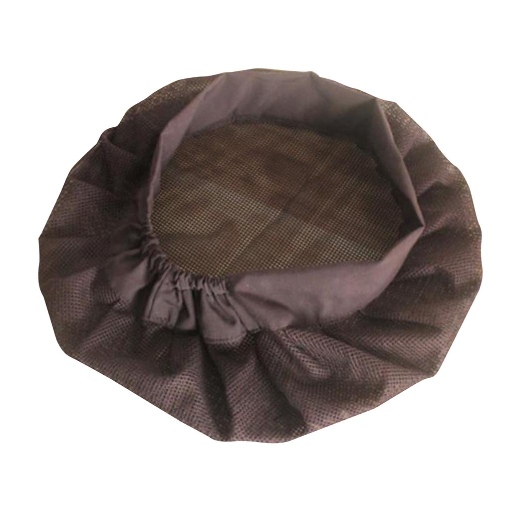 Unisex Elastic Canteen Breathable Mesh Catering Cap Hat Coffee-Elastic