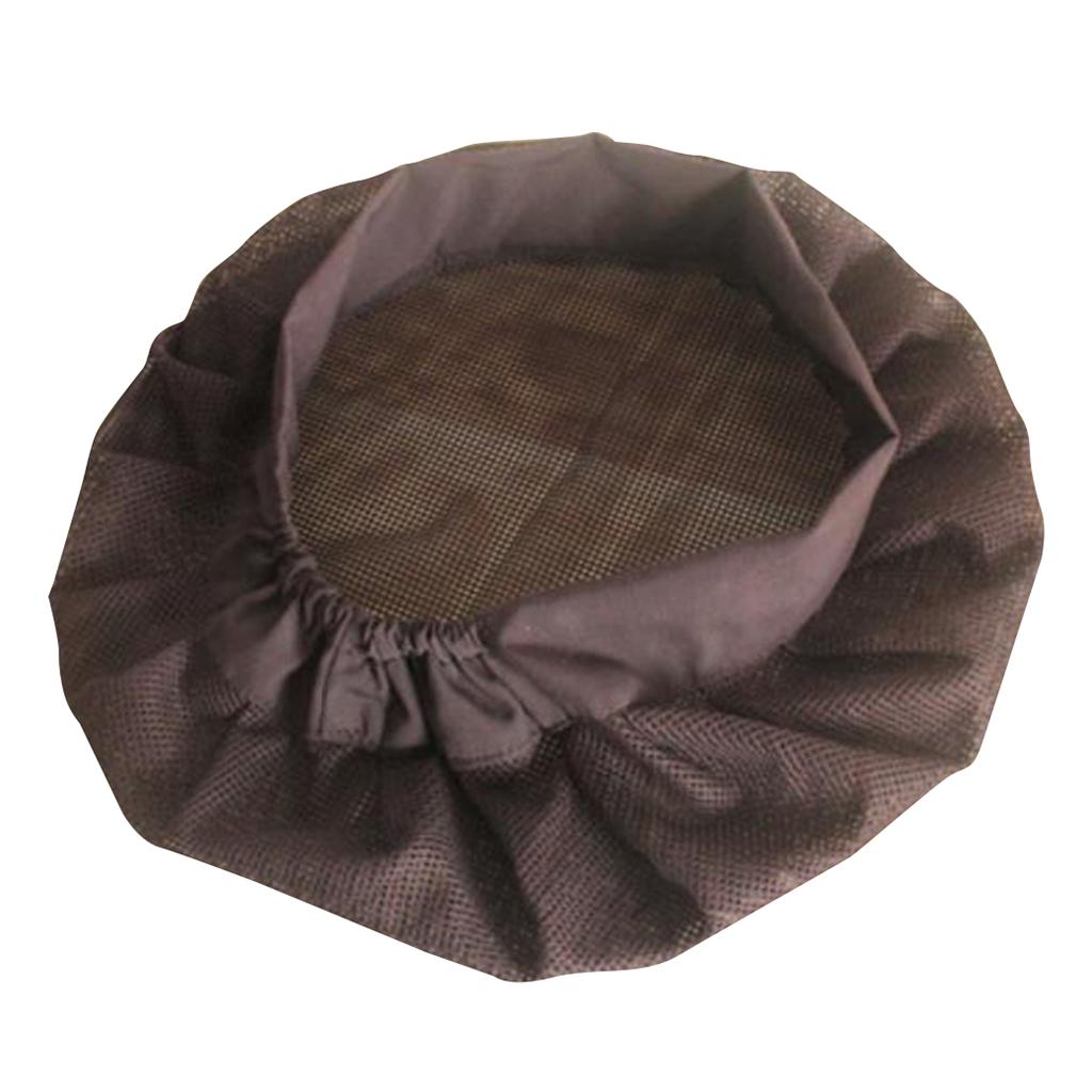 Unisex Elastic Canteen Breathable Mesh Catering Cap Hat Coffee-Elastic