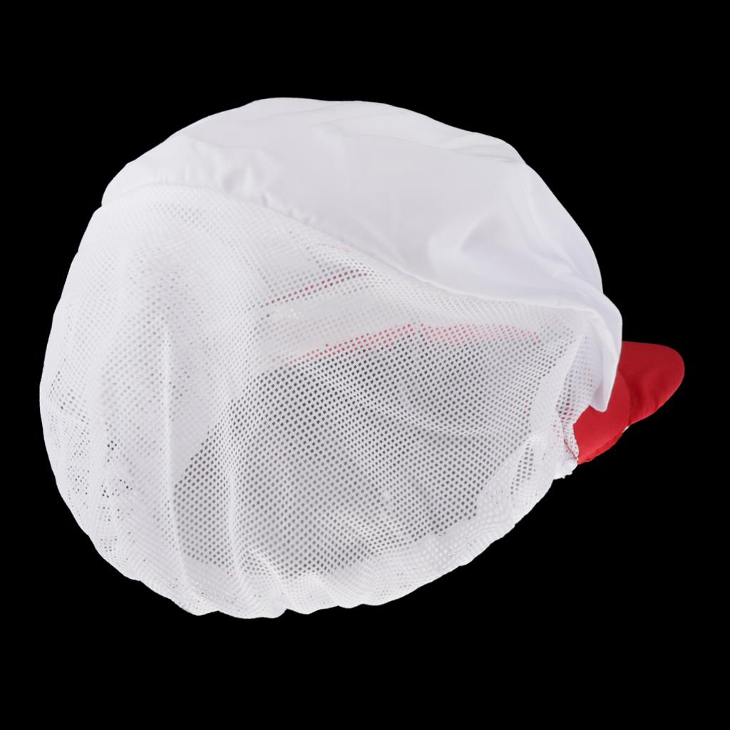 Chef Hat Catering Hair Net Workshop Net Cap Red-B