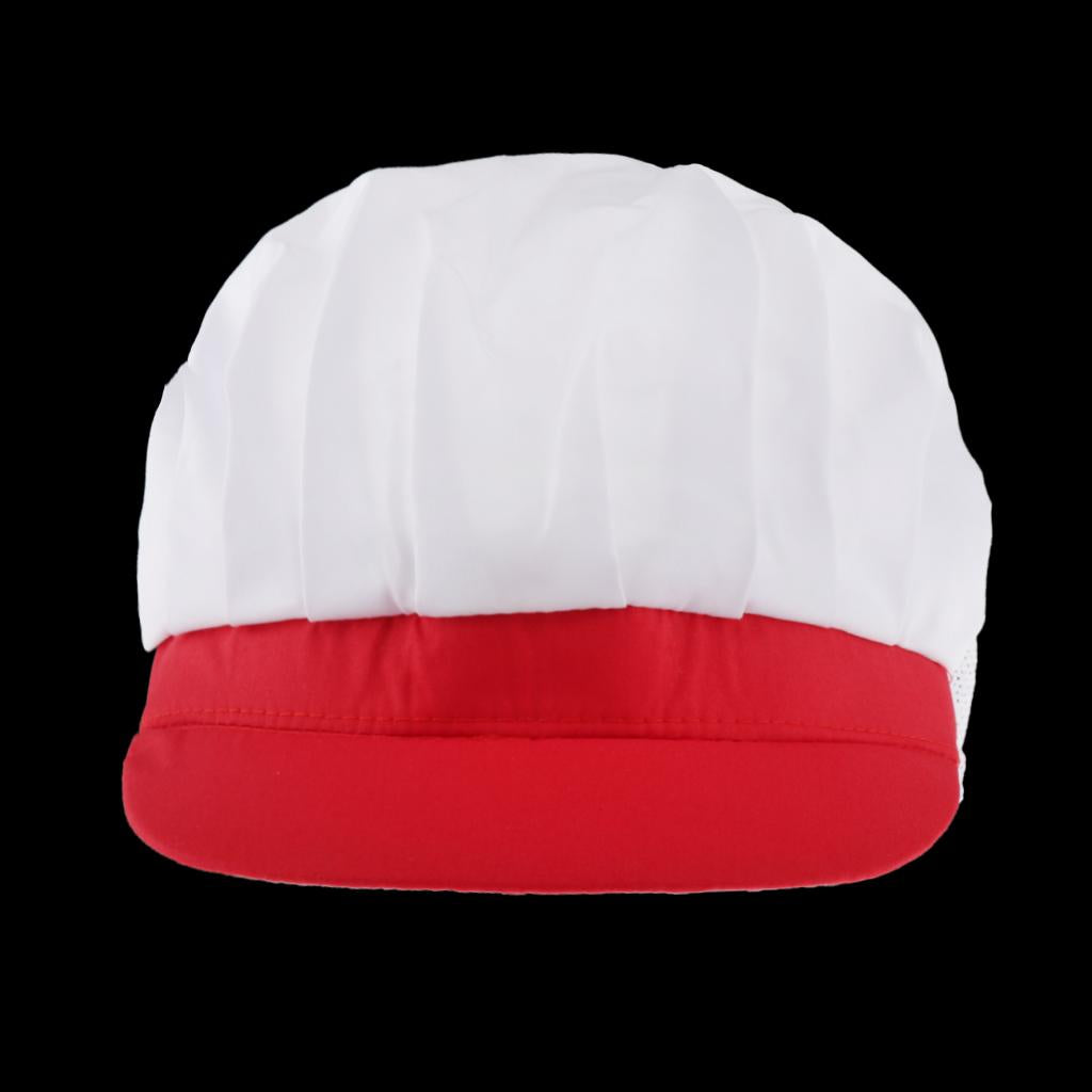 Chef Hat Catering Hair Net Workshop Net Cap Red-B