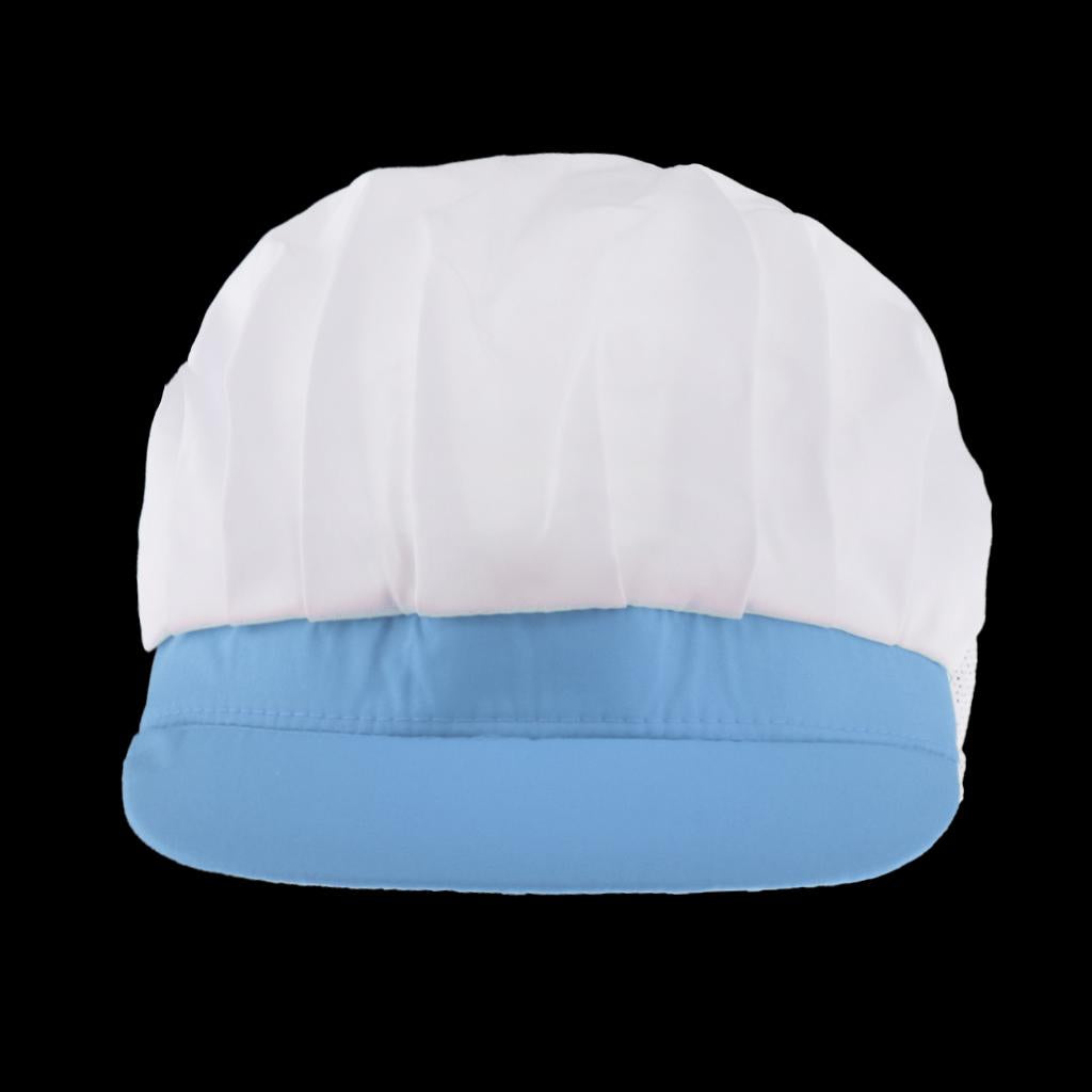 Chef Hat Catering Hair Net Workshop Net Cap Light Blue-B