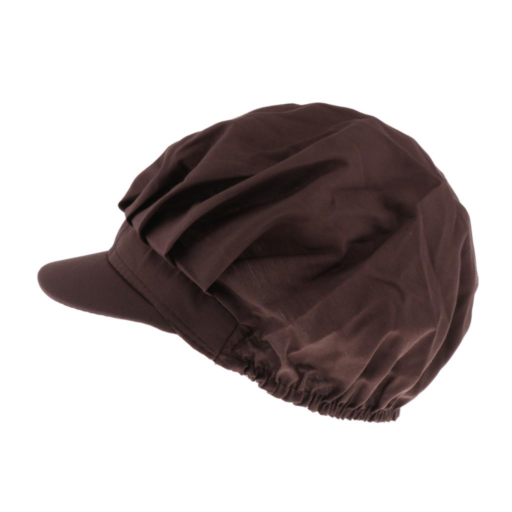 Chef Hat Catering Hair Net Workshop Net Cap Coffee-C