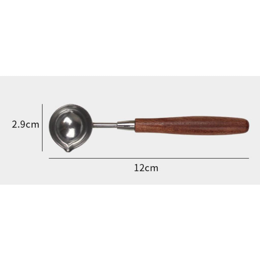 Wax Sticks Seal Melting Spoon Furnace Tool for Wax Sealing Stamp C