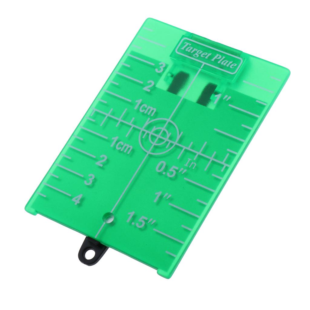 1x Laser Target Plate w/ Stand for Rotary Cross Line Laser Level Green