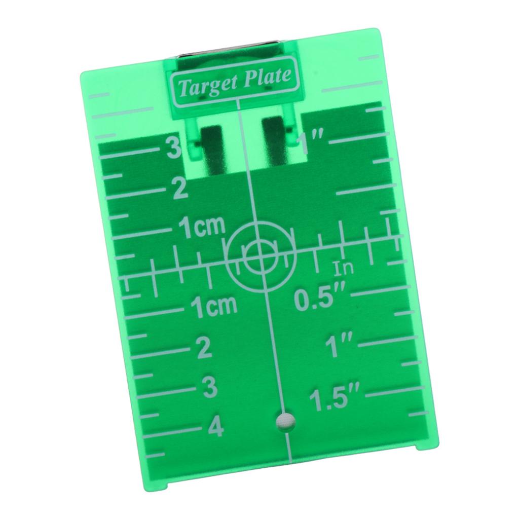 1x Laser Target Plate w/ Stand for Rotary Cross Line Laser Level Green