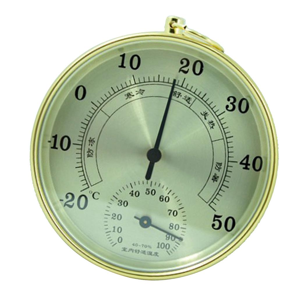 Pointer Hygrometer Indoor Outdoor Thermometer Household Use Humidity Gauge