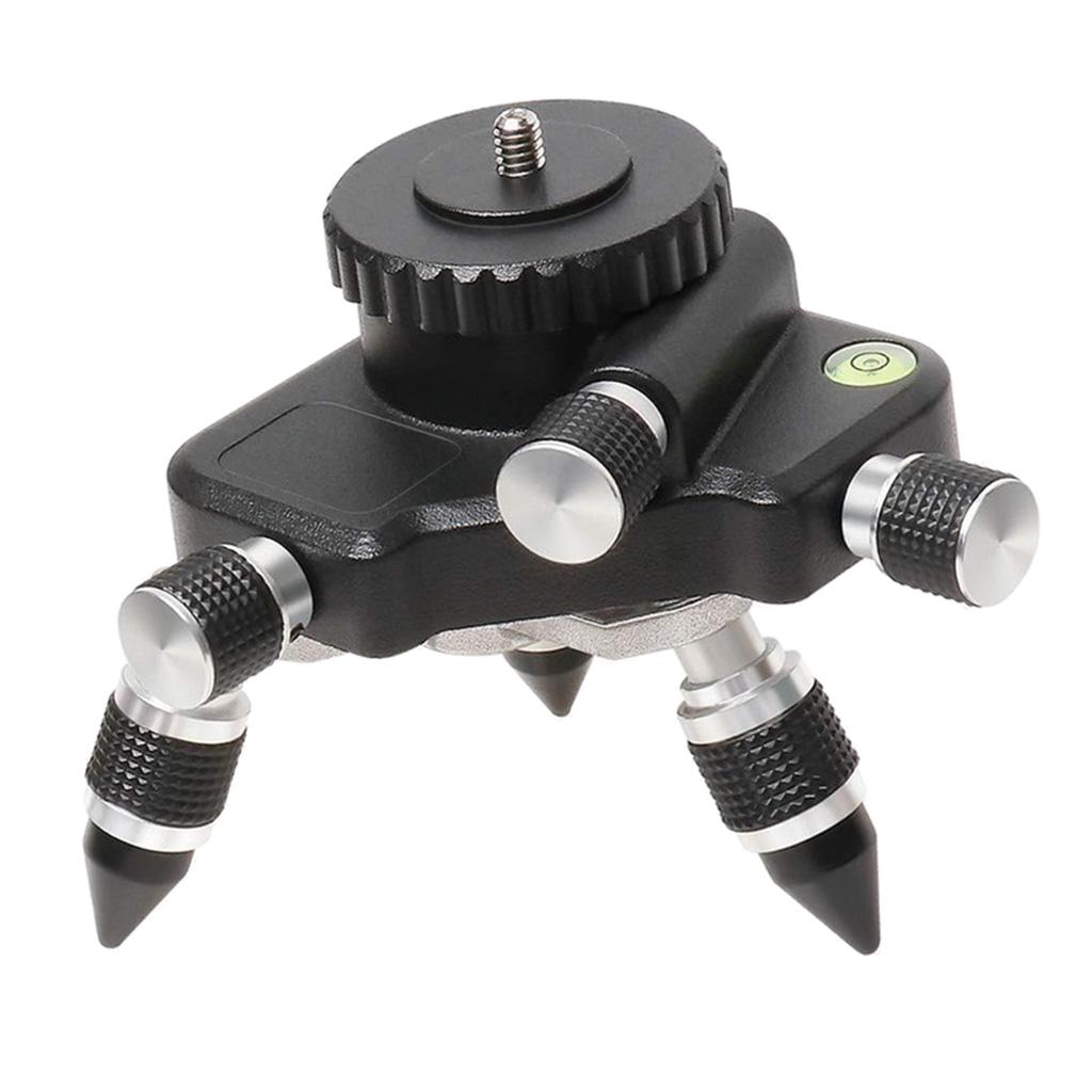 Adjustable Rotation Metal Tripod Bracket Base for 1/4