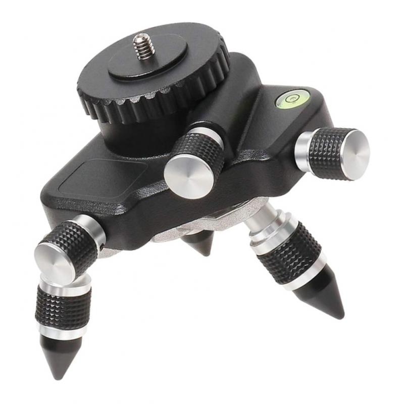 Adjustable Rotation Metal Tripod Bracket Base for 1/4