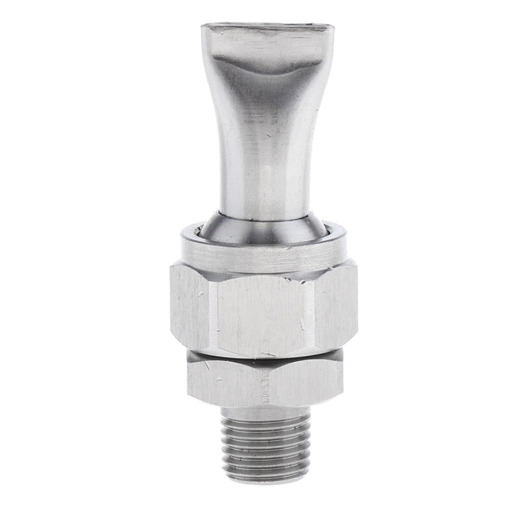 Stainless steel 1/4" Thread Flat Wind Jet Nozzle Spray with Universal Base