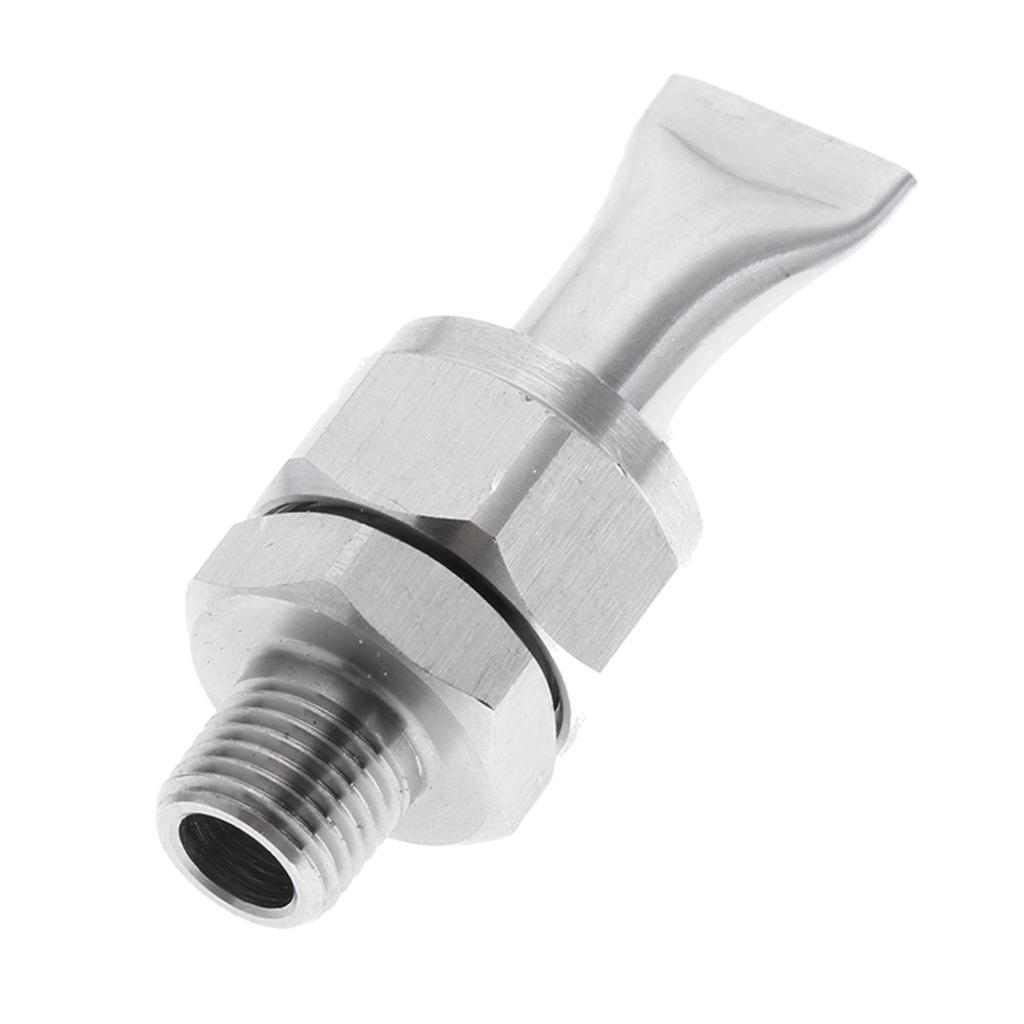 Stainless steel 1/4" Thread Flat Wind Jet Nozzle Spray with Universal Base