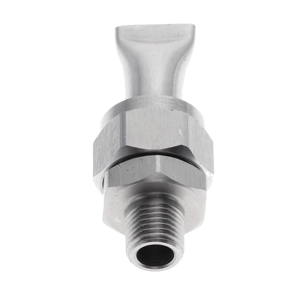 Stainless steel 1/4" Thread Flat Wind Jet Nozzle Spray with Universal Base