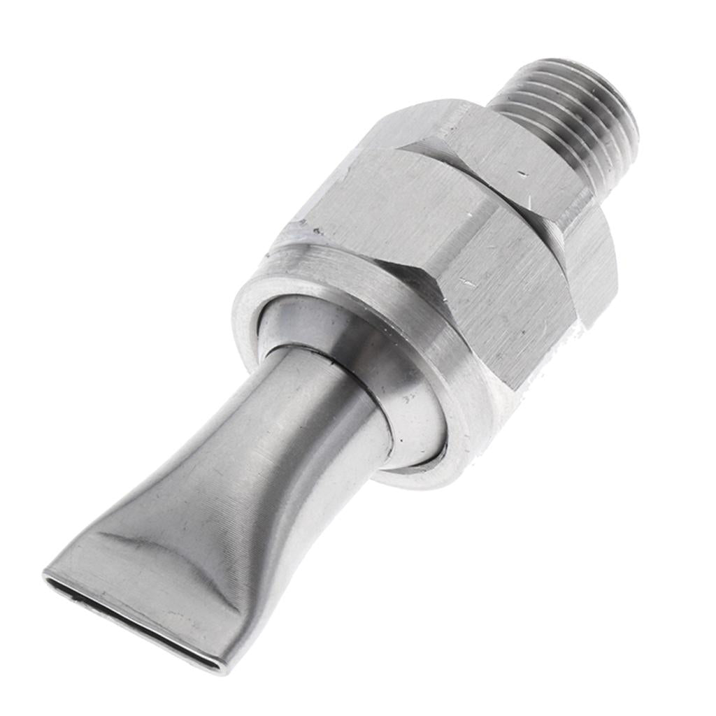 Stainless steel 1/4" Thread Flat Wind Jet Nozzle Spray with Universal Base