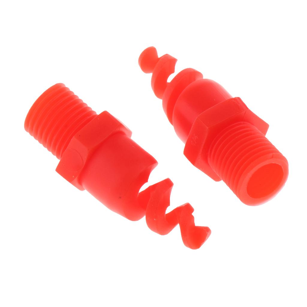 5pcs Spiral Cone Spray Nozzle for Washing Cleaning Cooling 4.5cm