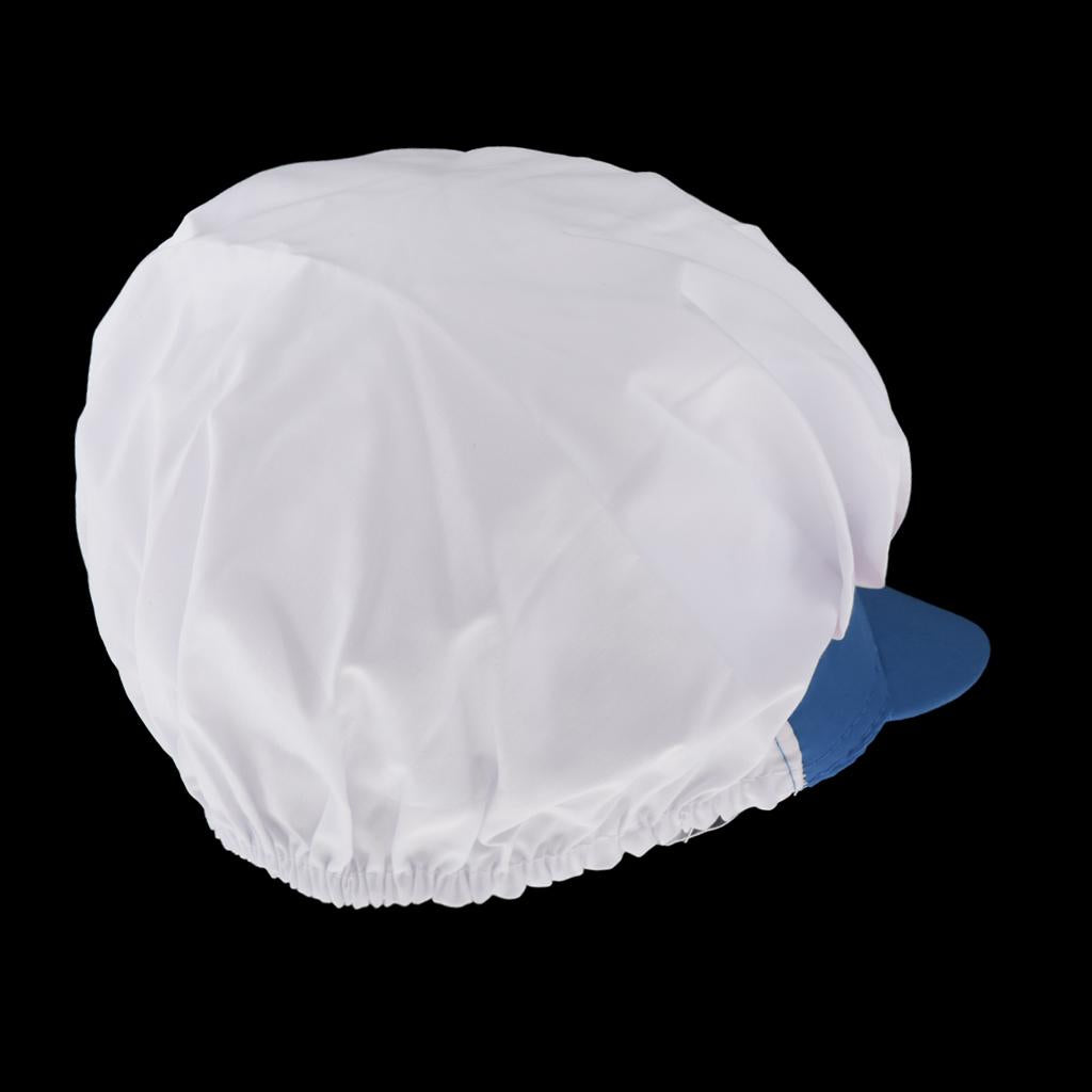 Chef Hat Catering Hair Net Workshop Net Cap Blue-C