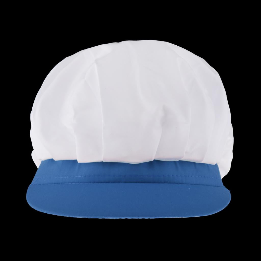 Chef Hat Catering Hair Net Workshop Net Cap Blue-C