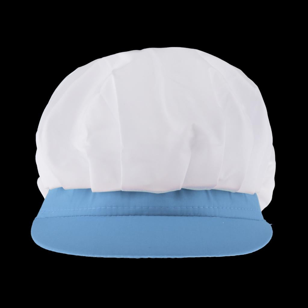 Chef Hat Catering Hair Net Workshop Net Cap Light Blue-C