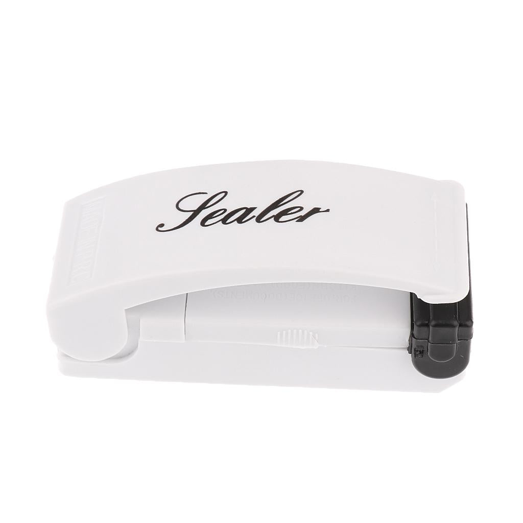 Portable Poly Bags Heat Sealer Machine Manual Sealer White Home Supplies