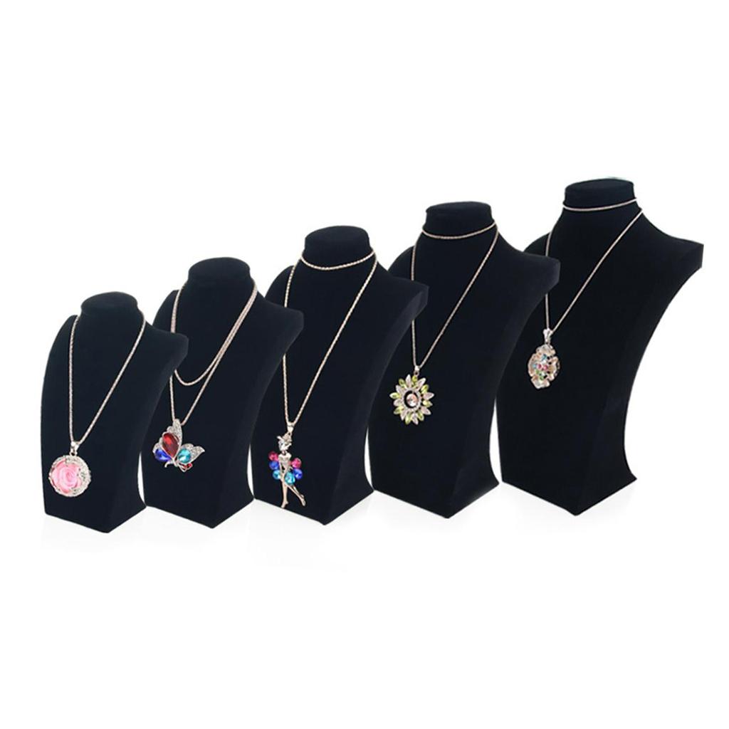 Necklace Pendant Display Bust Mannequin Stand Holder Rack 20x14x8cm