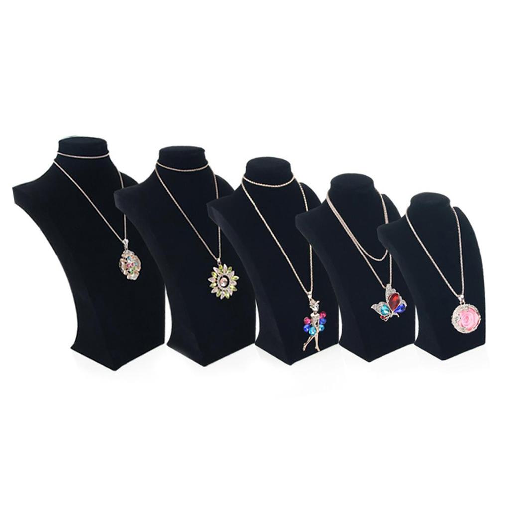 Necklace Pendant Display Bust Mannequin Stand Holder Rack 20x14x8cm