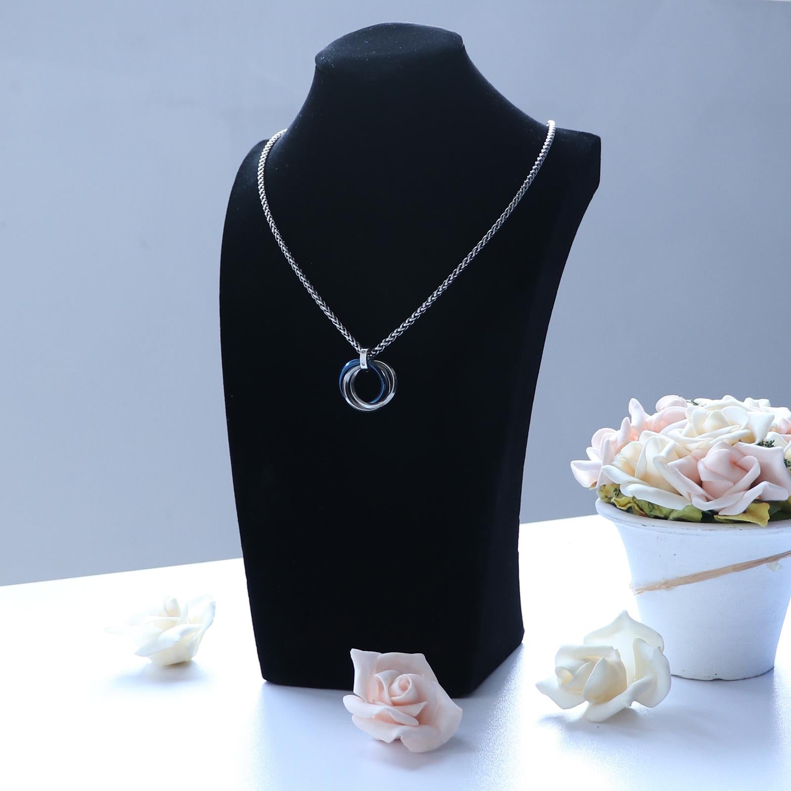 Necklace Pendant Display Bust Mannequin Stand Holder Rack 29x17x9.5cm