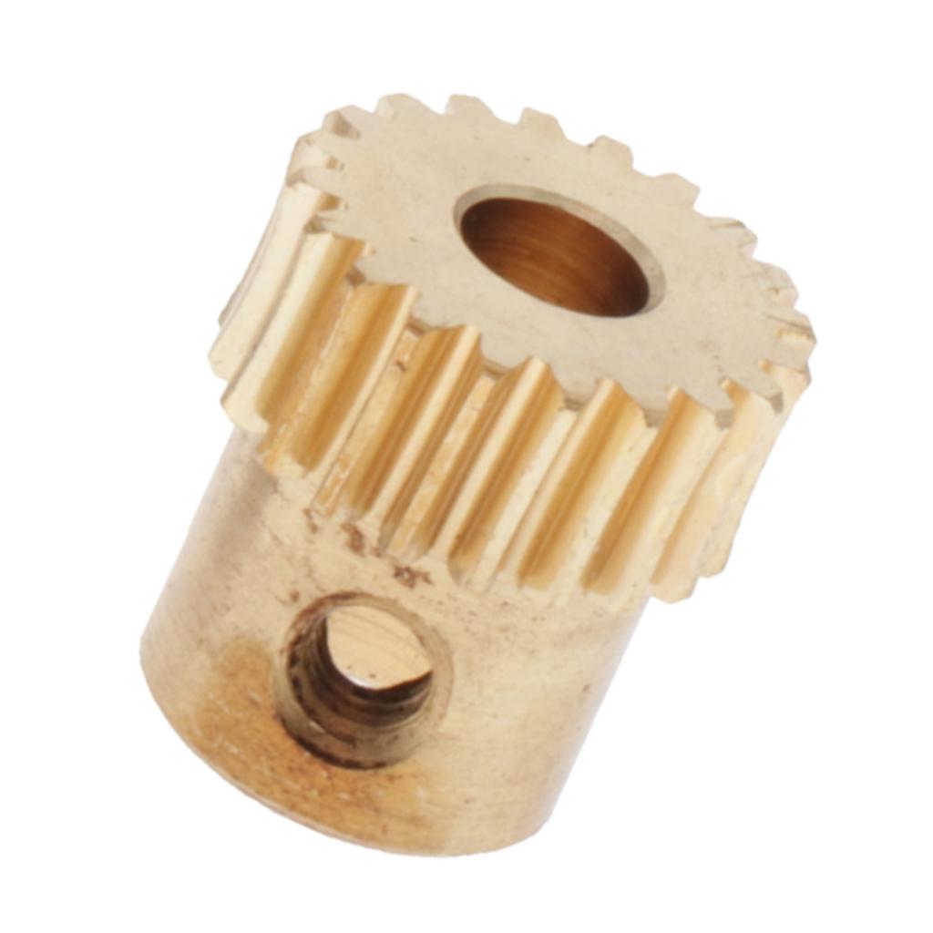 0.5 Modulus Brass Gear 20-60 Tooth for Drive Gear Box Worm Wheel 20 Tooth